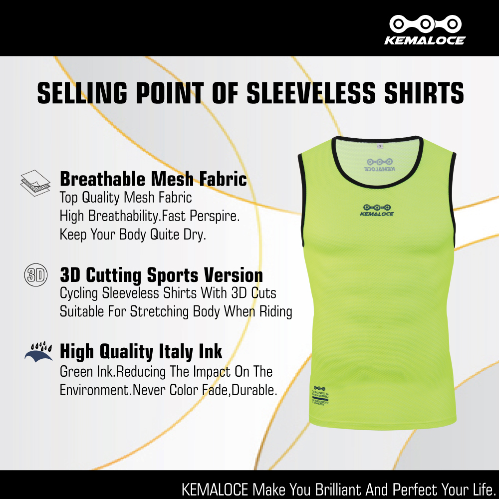 KEMALOCE Cycling Base Layer Me - Sleeveless Undershirt recensie en prijs
