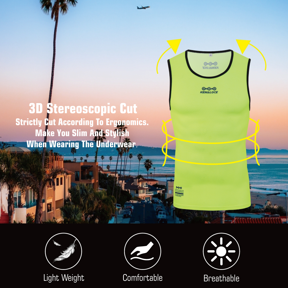 KEMALOCE Cycling Base Layer Me - Sleeveless Undershirt recensie en prijs