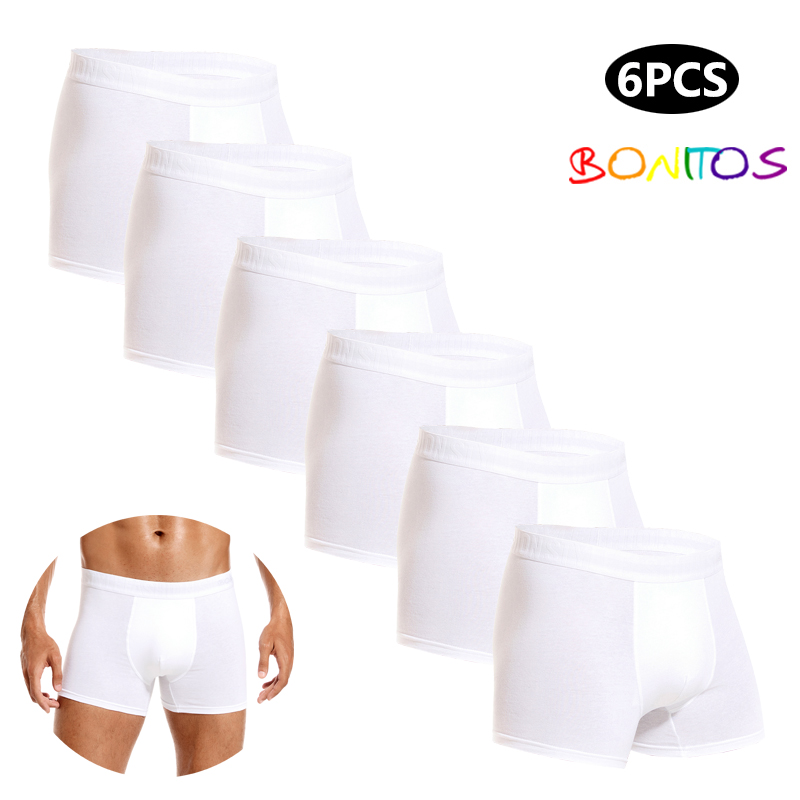 6pcs White Men Panties Cotton  - Multi Pack Underwear recensie en prijs