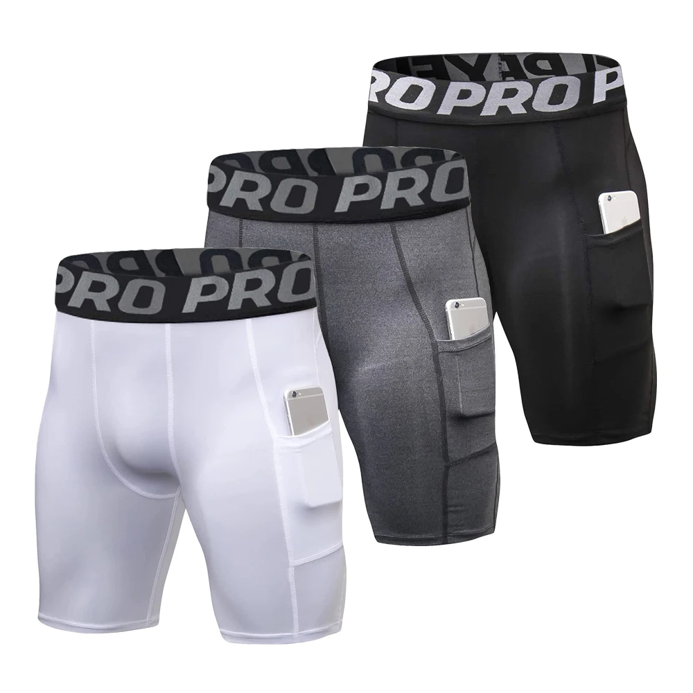 Mens Gym Shorts with Pockets W - Compression Shorts Athletes recensie en prijs