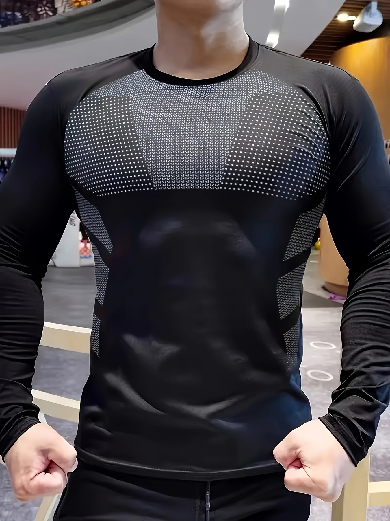 Men's autumn and winter thick  - T Shirt Tight Fit recensie en prijs