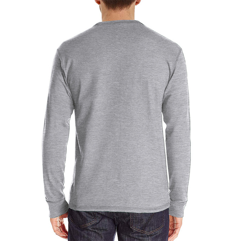 Men's Long Sleeve Henley Style - Undershirt Crew Neck recensie en prijs