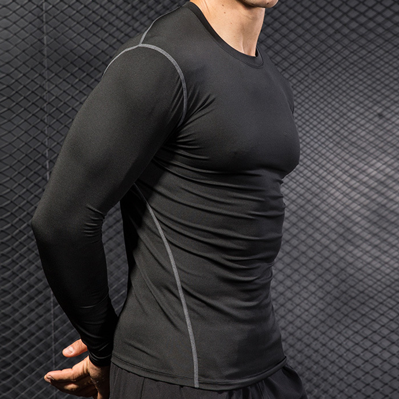 Men's Running Sports Long Slee - T Shirt Tight Fit recensie en prijs