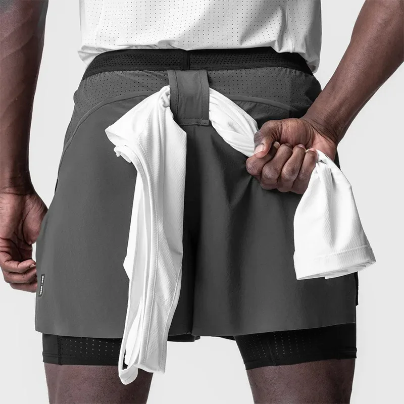 Men's 2in1 Running Shorts Quic - Compression Shorts Athletes recensie en prijs