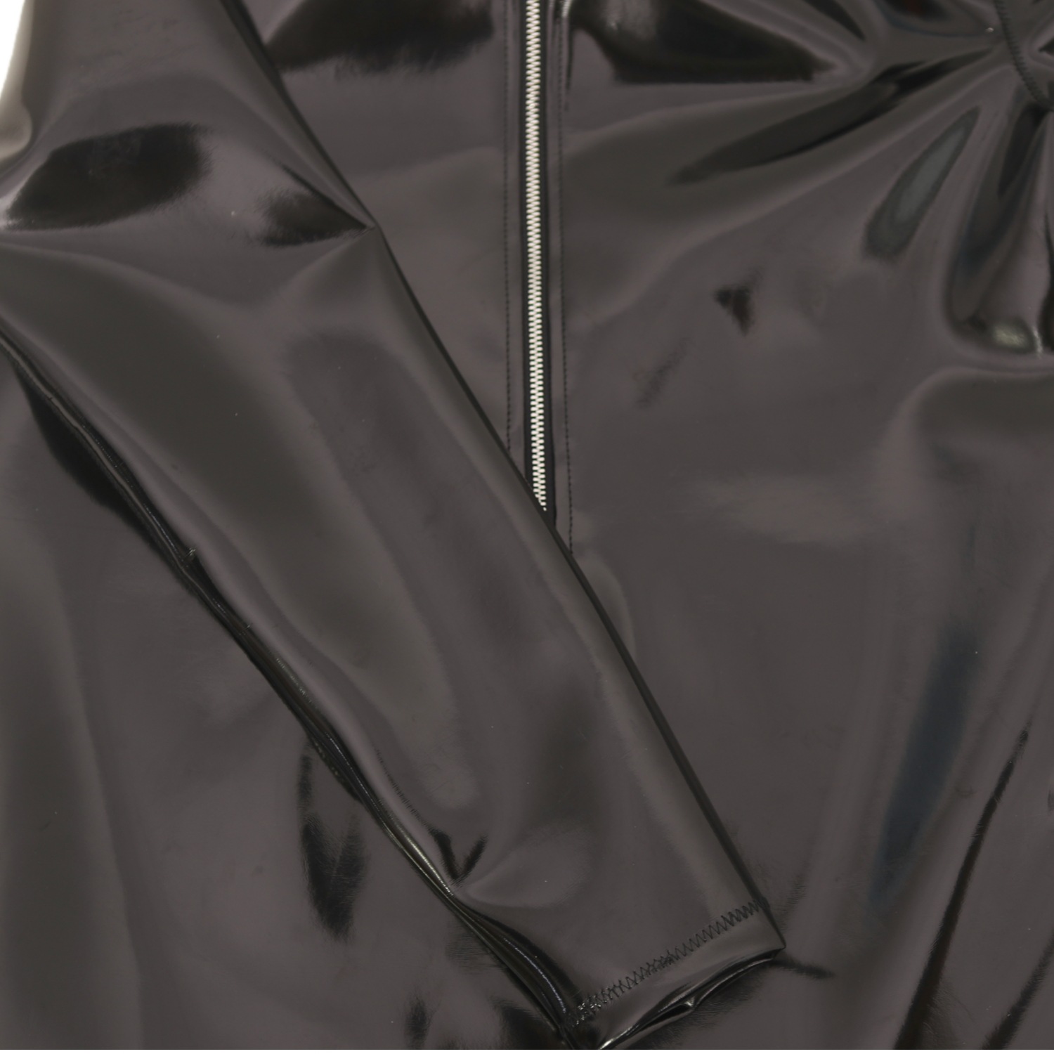 Sexy Men PVC Glossy Shiny Long - T Shirt Tight Fit recensie en prijs