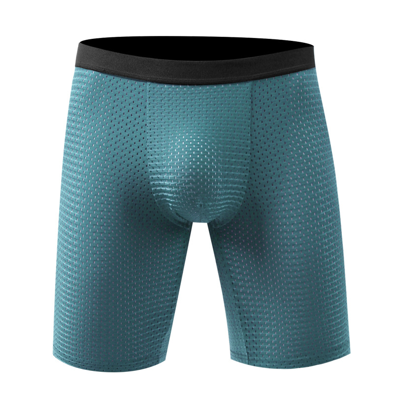 Men's Boxers Shorts Ice Silk M - Long Leg Trunk Men recensie en prijs