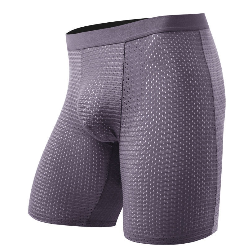 Men's Boxers Shorts Ice Silk M - Long Leg Trunk Men recensie en prijs