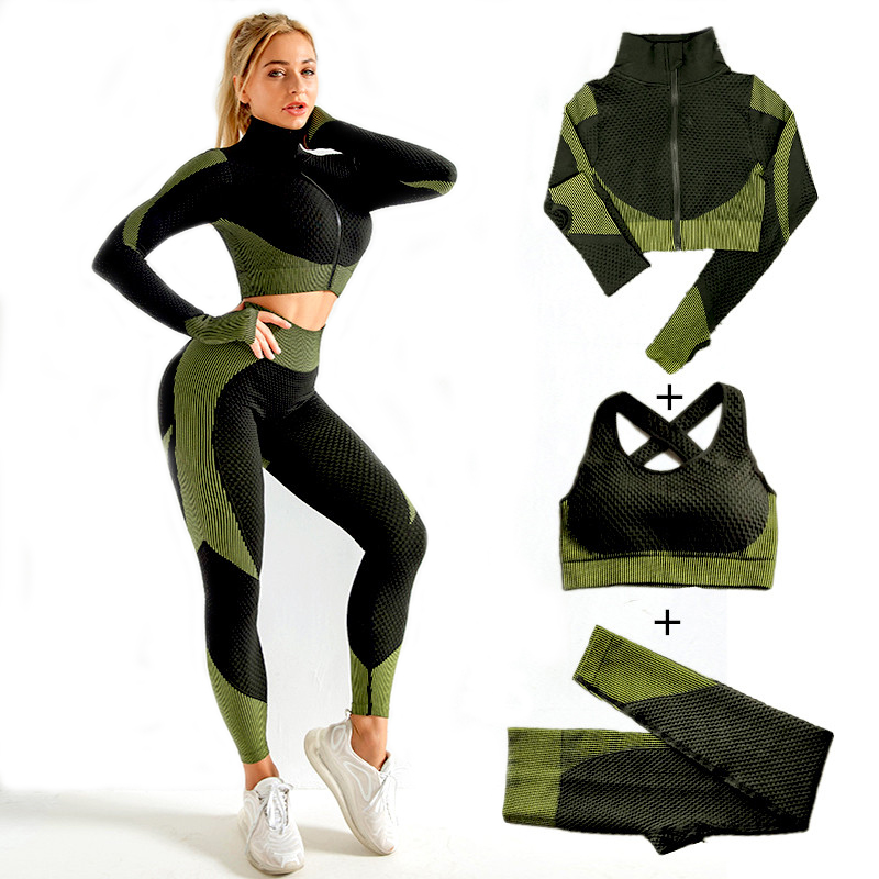 Women Seamless Yoga Sets 2Pcs/ - Compression Long Pant recensie en prijs