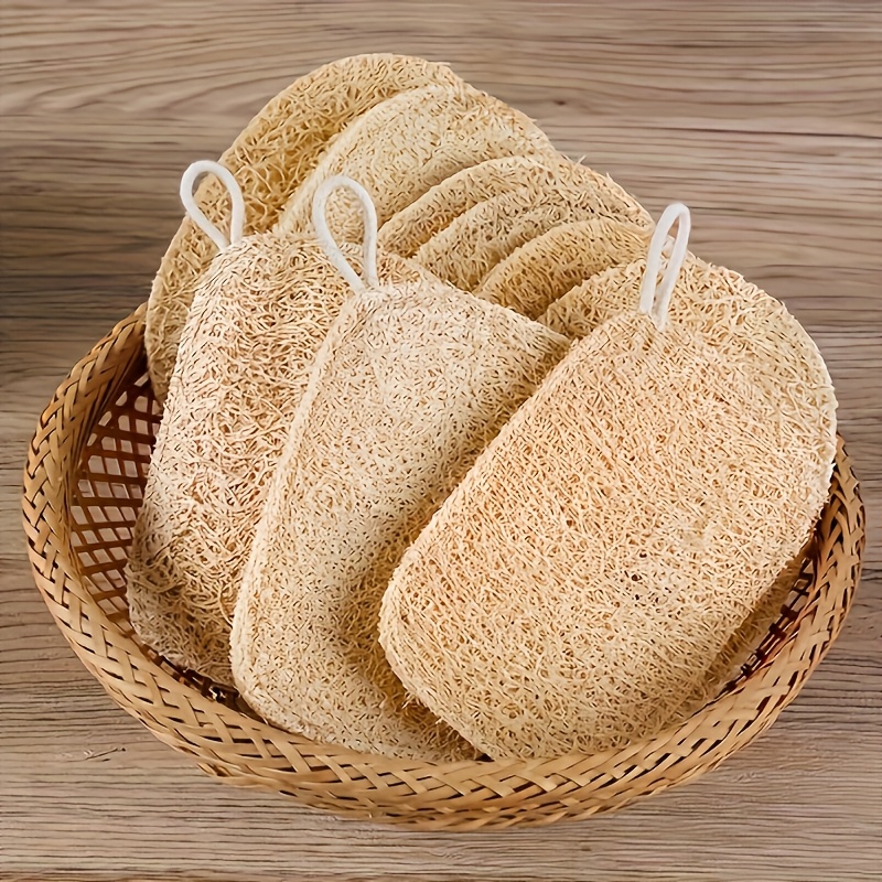 6pcs Natural Loofah Exfoliatin - Bamboo Fiber Trunk recensie en prijs