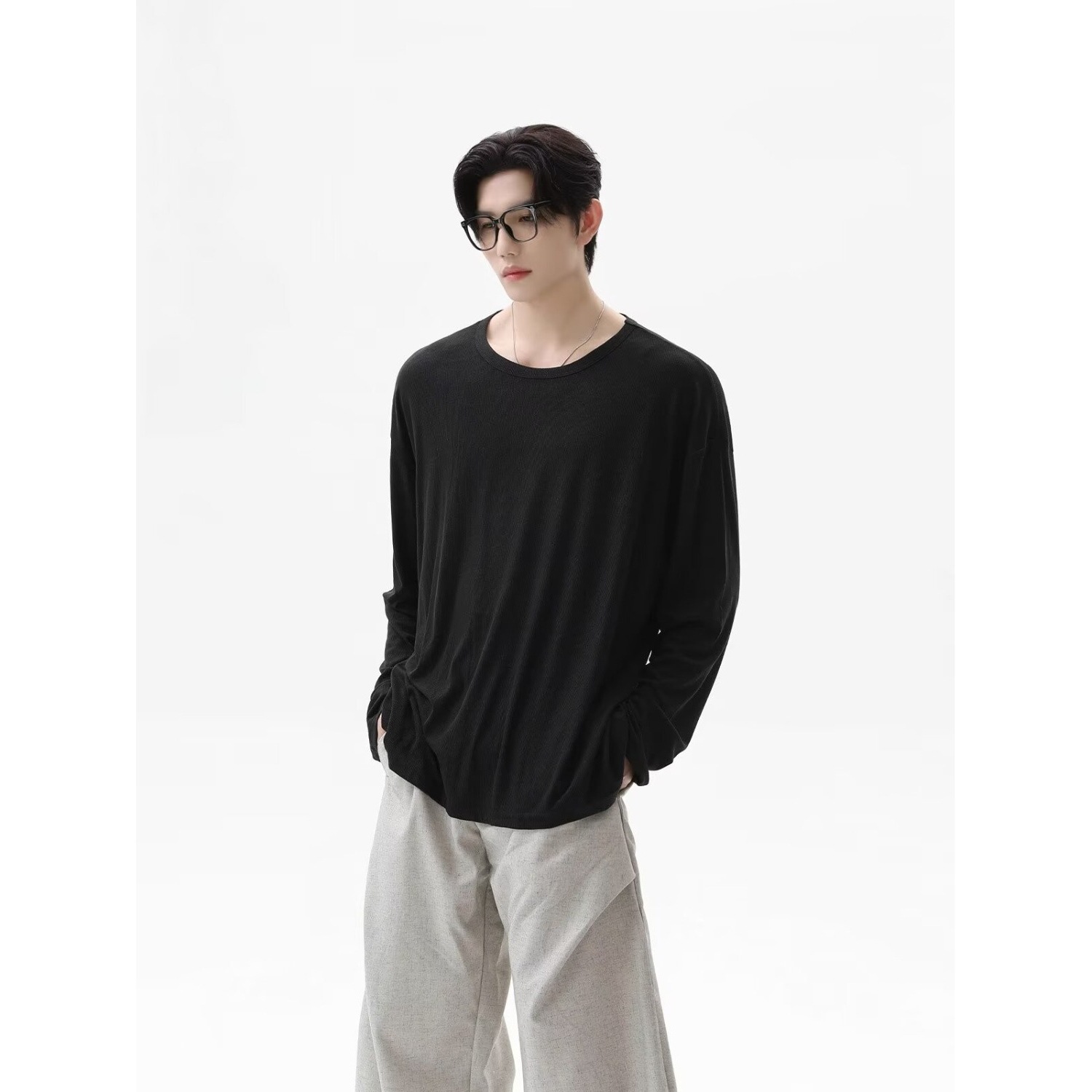 2026 Autumn New Texture Long S - Undershirt Crew Neck recensie en prijs