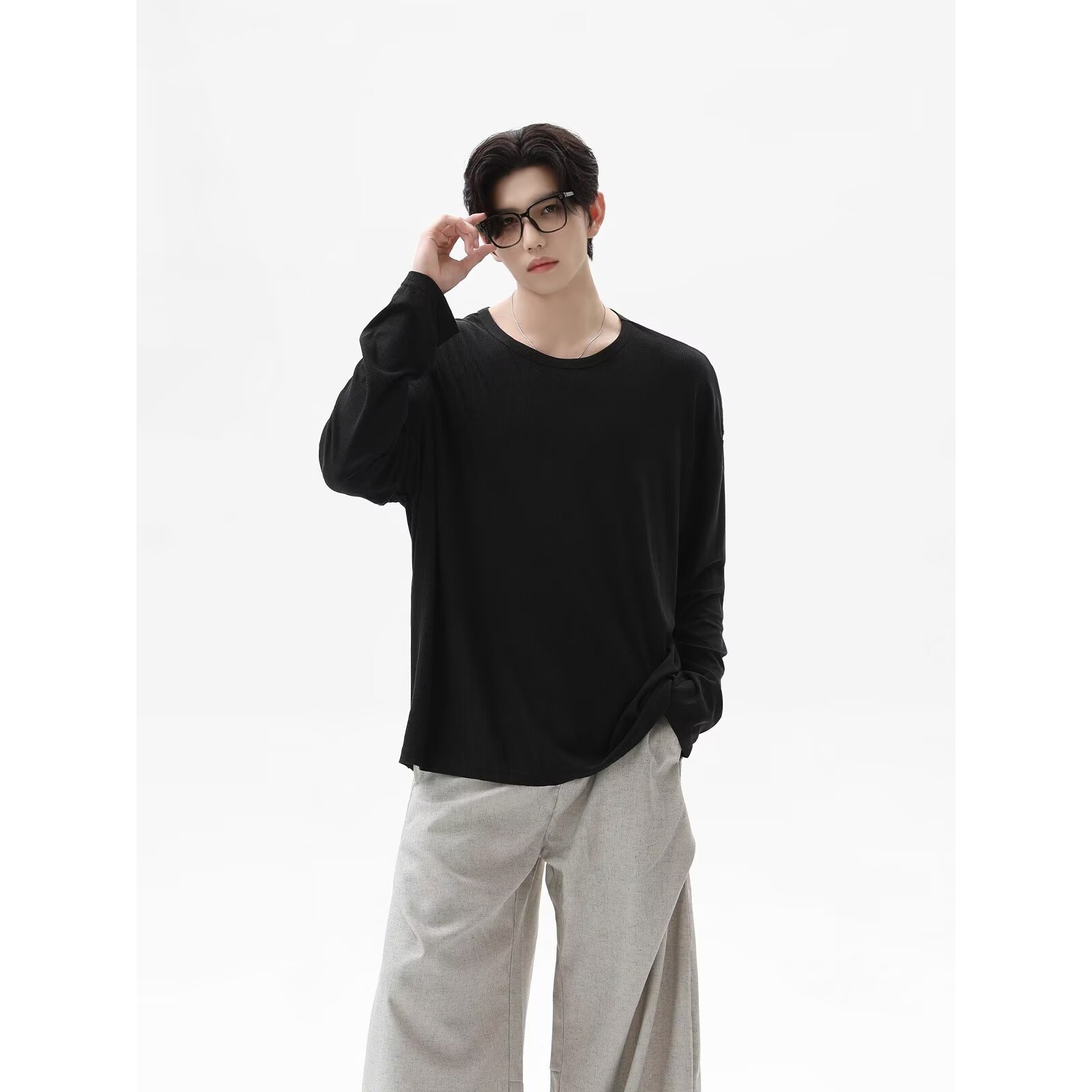 2026 Autumn New Texture Long S - Undershirt Crew Neck recensie en prijs