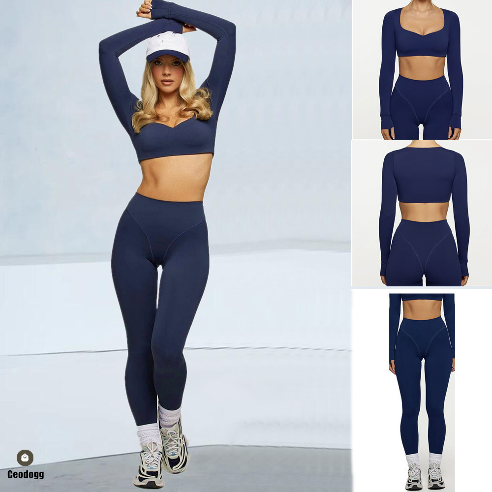 Pad 2PCS Women Yoga Set Long S - Compression Long Pant recensie en prijs