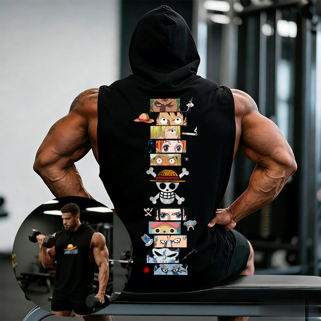 One Piece Anime Hoodie Sleevel - Sleeveless Undershirt recensie en prijs