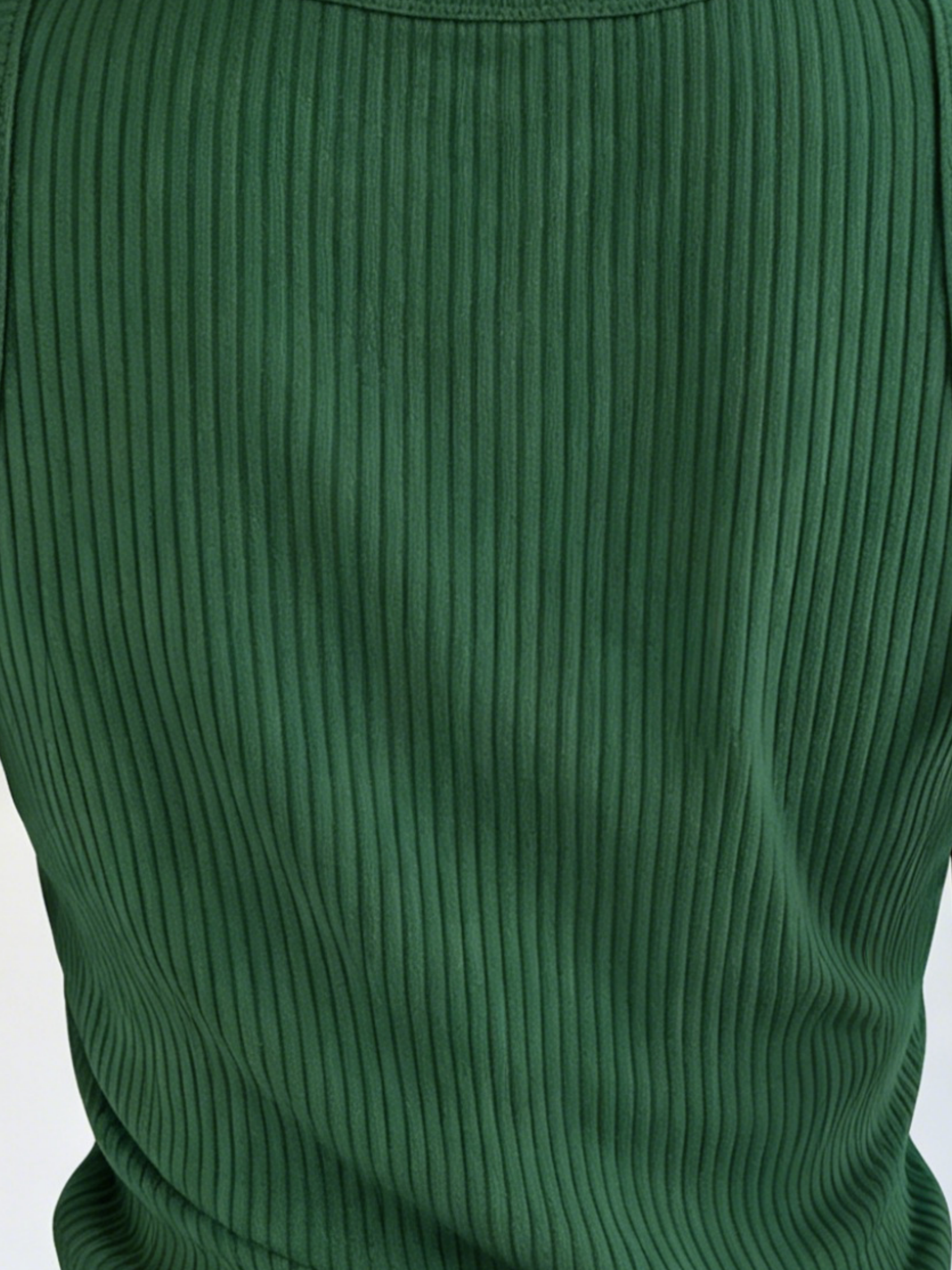 Plus Size Women Green Ribbed K - Tank Top Ribbed recensie en prijs