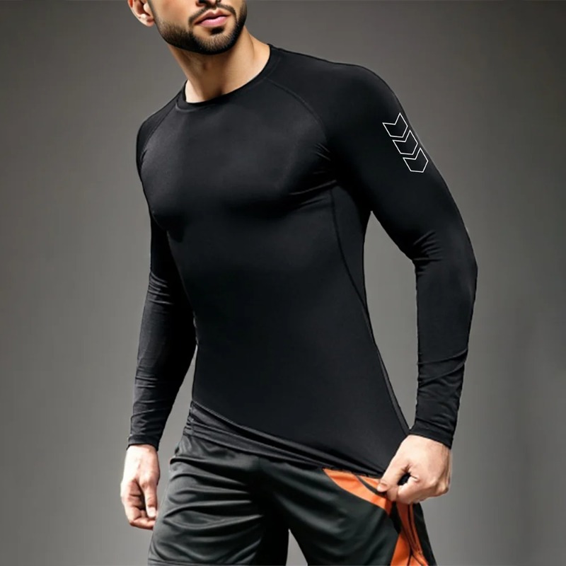 Men Quick-dry T-shirt Long Sle - Base Layer Top recensie en prijs