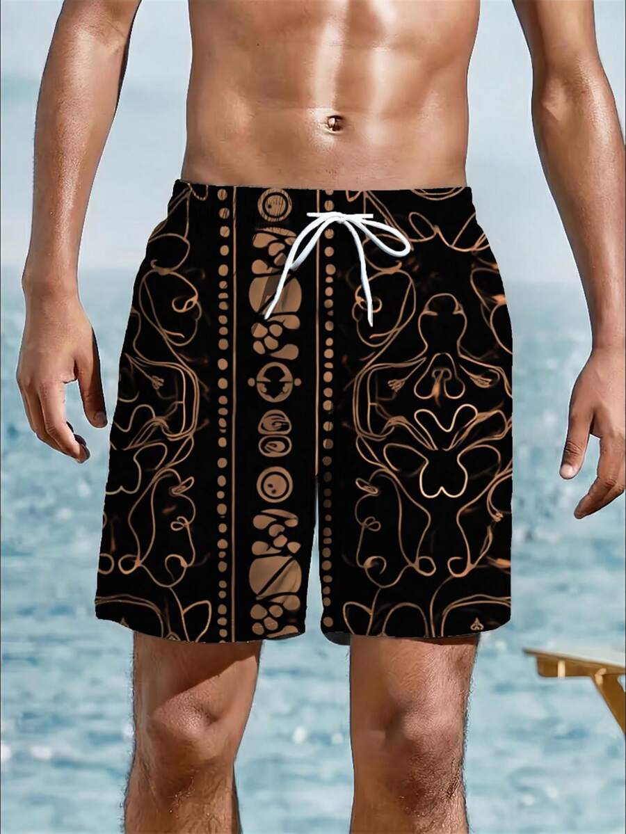 Mens Abstract Geometric Print  - Trunk Breathable Men recensie en prijs