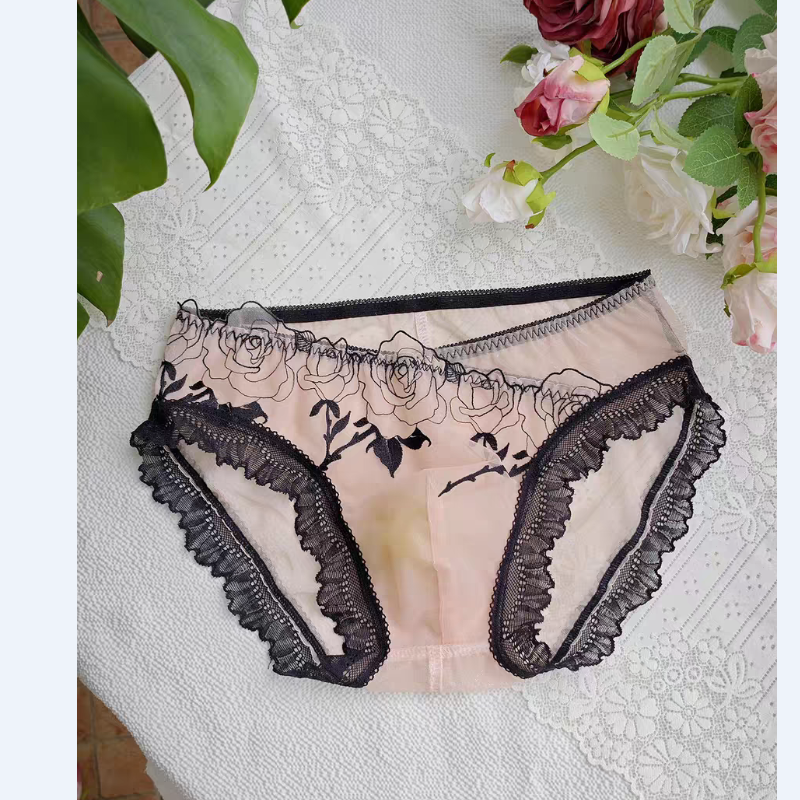 Men's Elegant Embroidery Lace  - Pouch Boxer Pouch recensie en prijs
